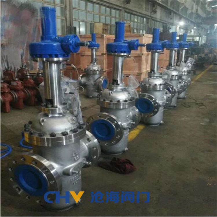 CHVJ滄海Z9B43WF-100防爆電動鑄鋼平板閘閥